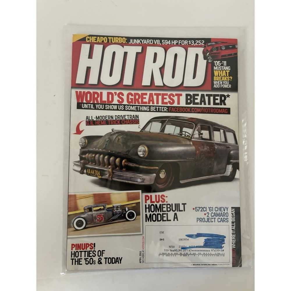 Hot Rod Magazine Lot Of 5 Various Months And Years - Picture 3 of 6